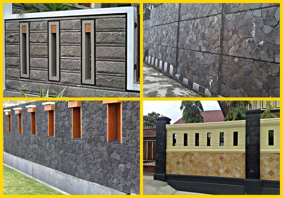Detail Batu Alam Untuk Dinding Pagar Rumah Nomer 3