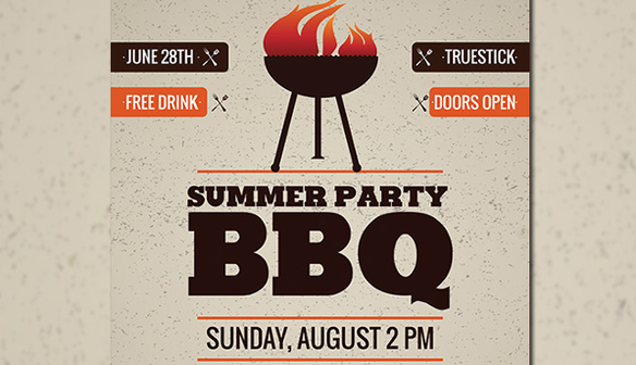 Detail Bbq Party Flyer Template Free Nomer 24