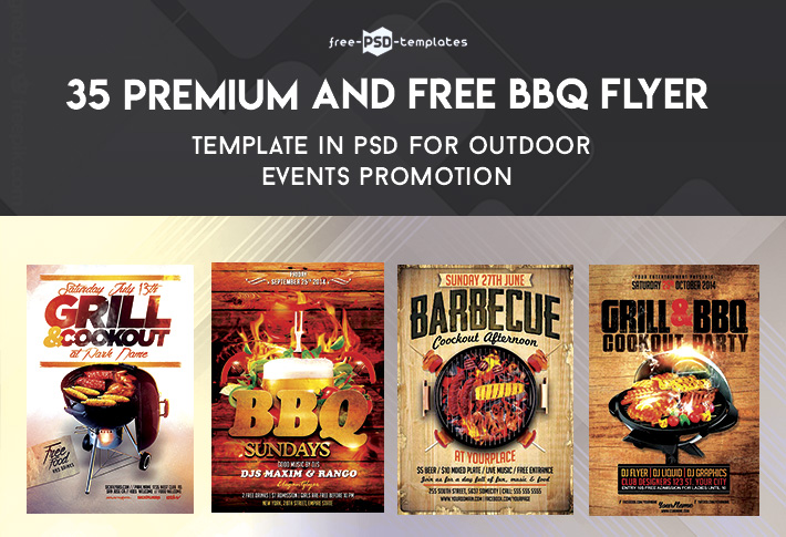 Detail Bbq Party Flyer Template Free Nomer 38