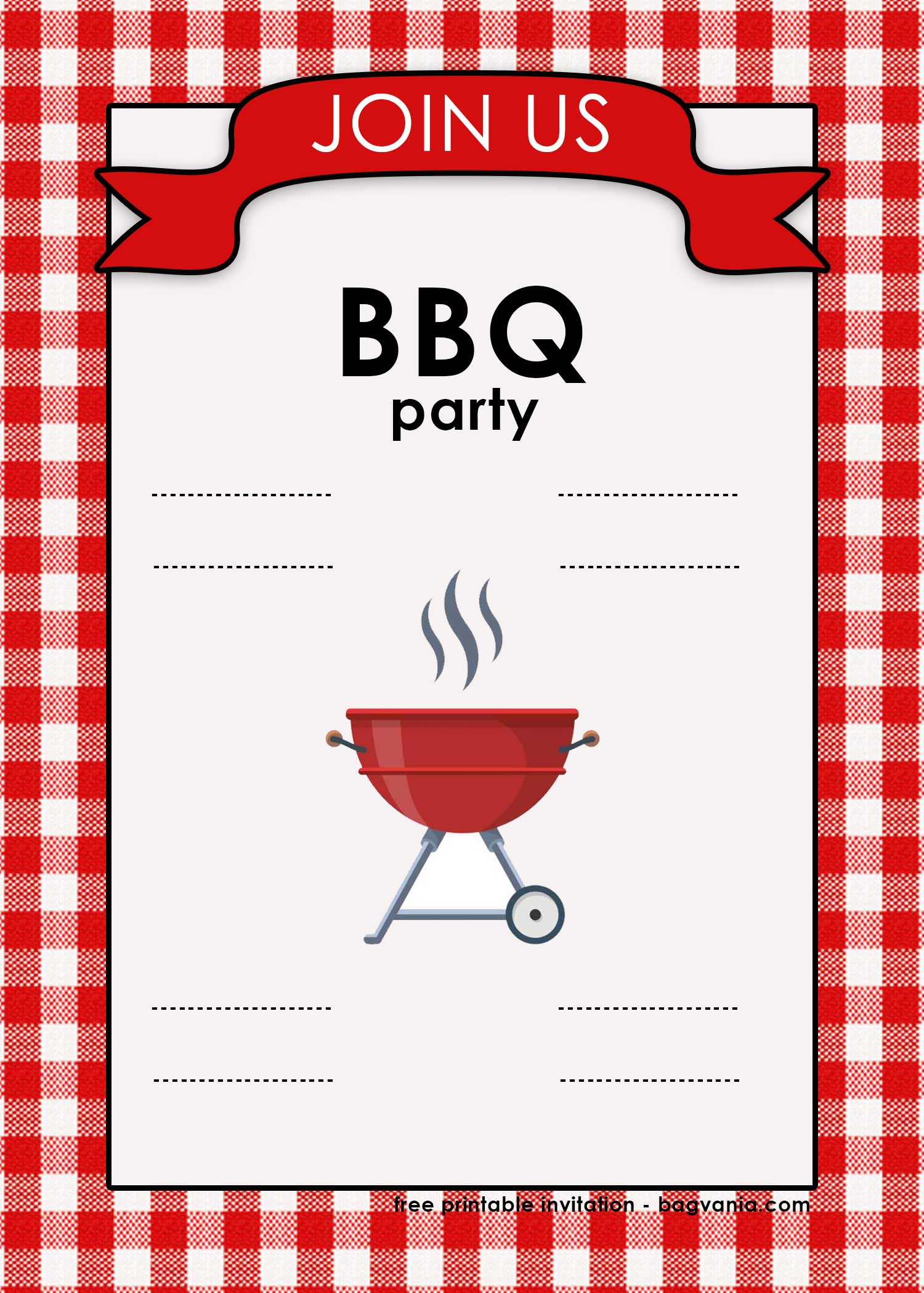 Detail Bbq Party Flyer Template Free Nomer 39