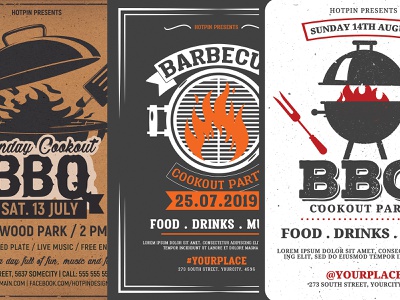 Detail Bbq Party Flyer Template Free Nomer 45