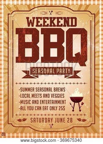 Detail Bbq Party Flyer Template Free Nomer 55