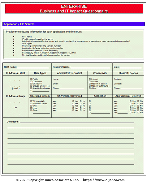 Detail Bcp Dr Plan Template Nomer 39