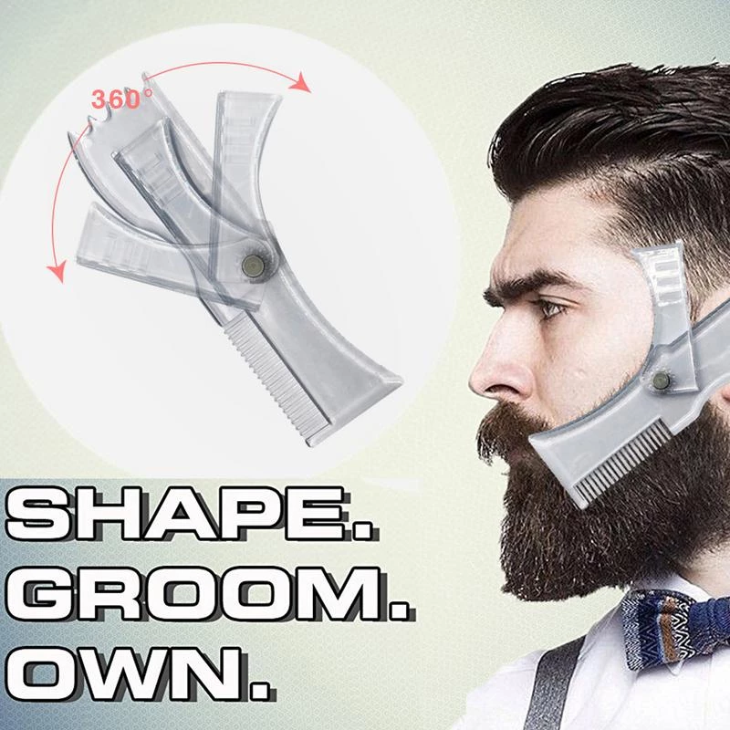 Detail Beard Styling Template Nomer 6