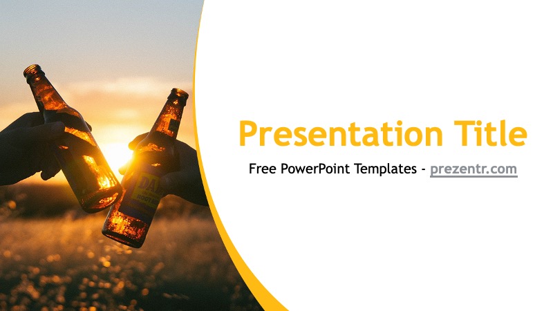 Detail Beer Powerpoint Template Nomer 2