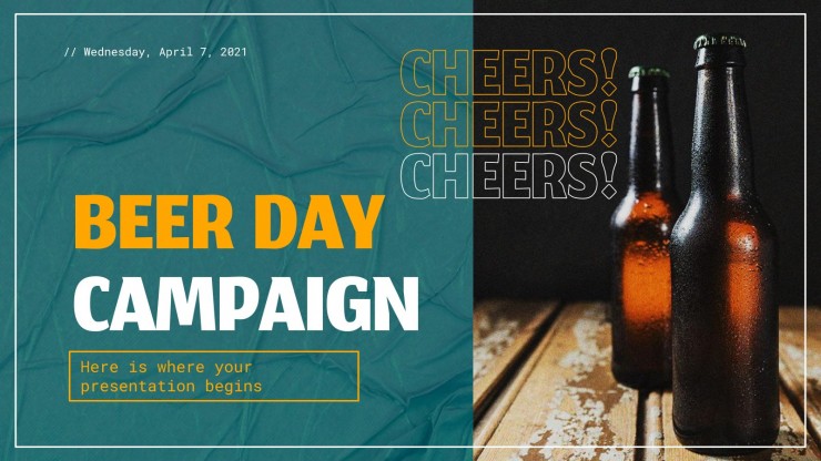 Detail Beer Powerpoint Template Nomer 11