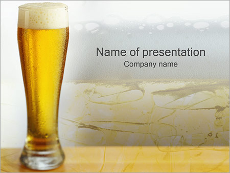 Detail Beer Powerpoint Template Nomer 24