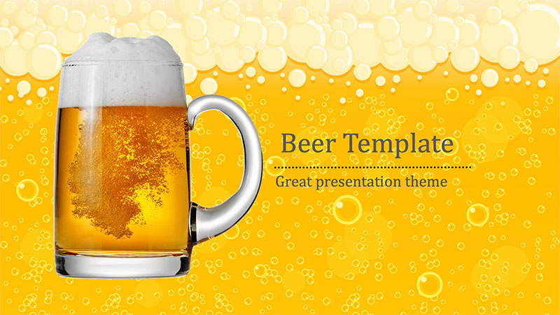 Detail Beer Powerpoint Template Nomer 33