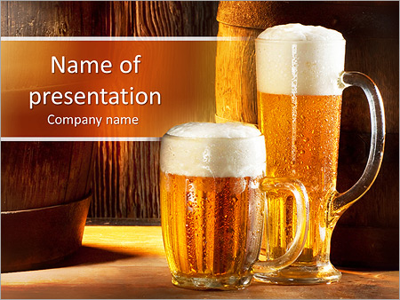 Detail Beer Powerpoint Template Nomer 6