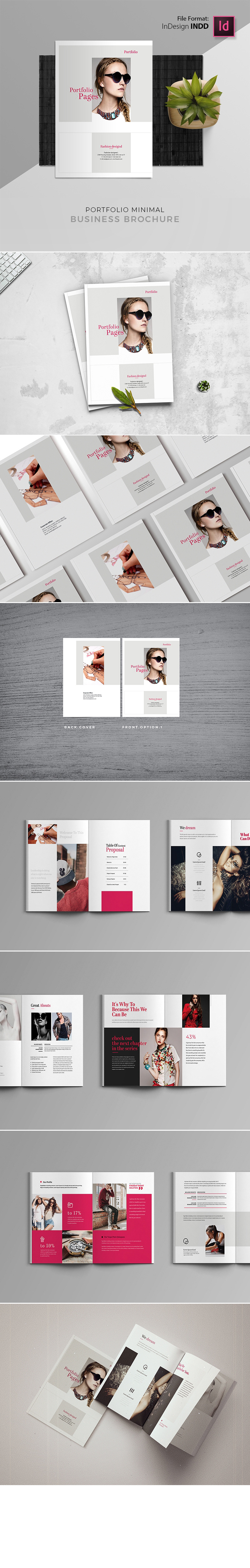 Detail Behance Portfolio Template Nomer 2