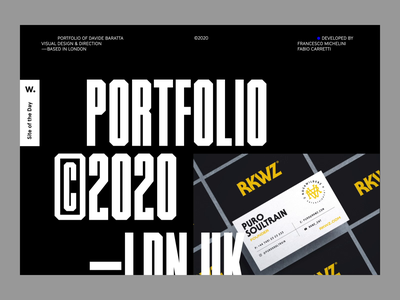 Detail Behance Portfolio Template Nomer 29