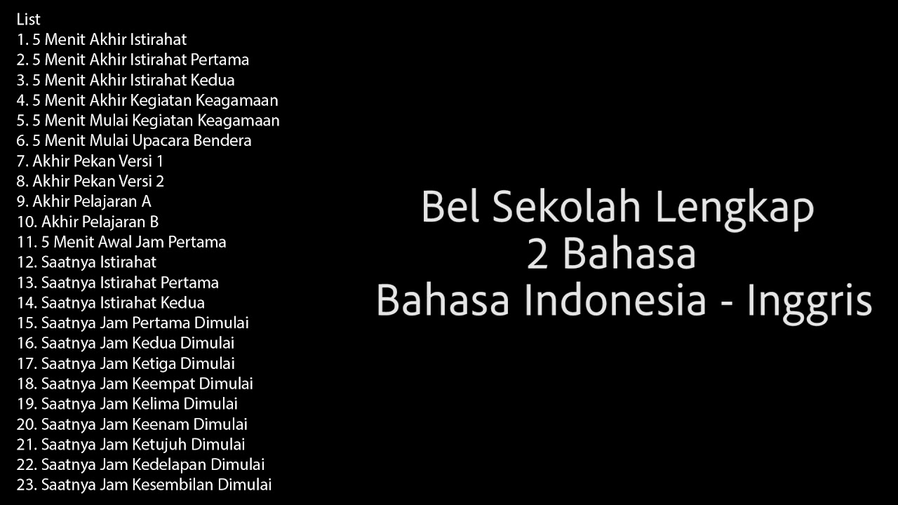 Detail Bel Untuk Sekolah Nomer 49