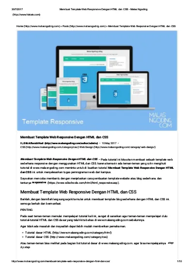 Detail Belajar Membuat Template Web Nomer 39