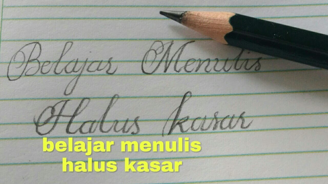 Detail Belajar Menulis Di Buku Halus Nomer 5