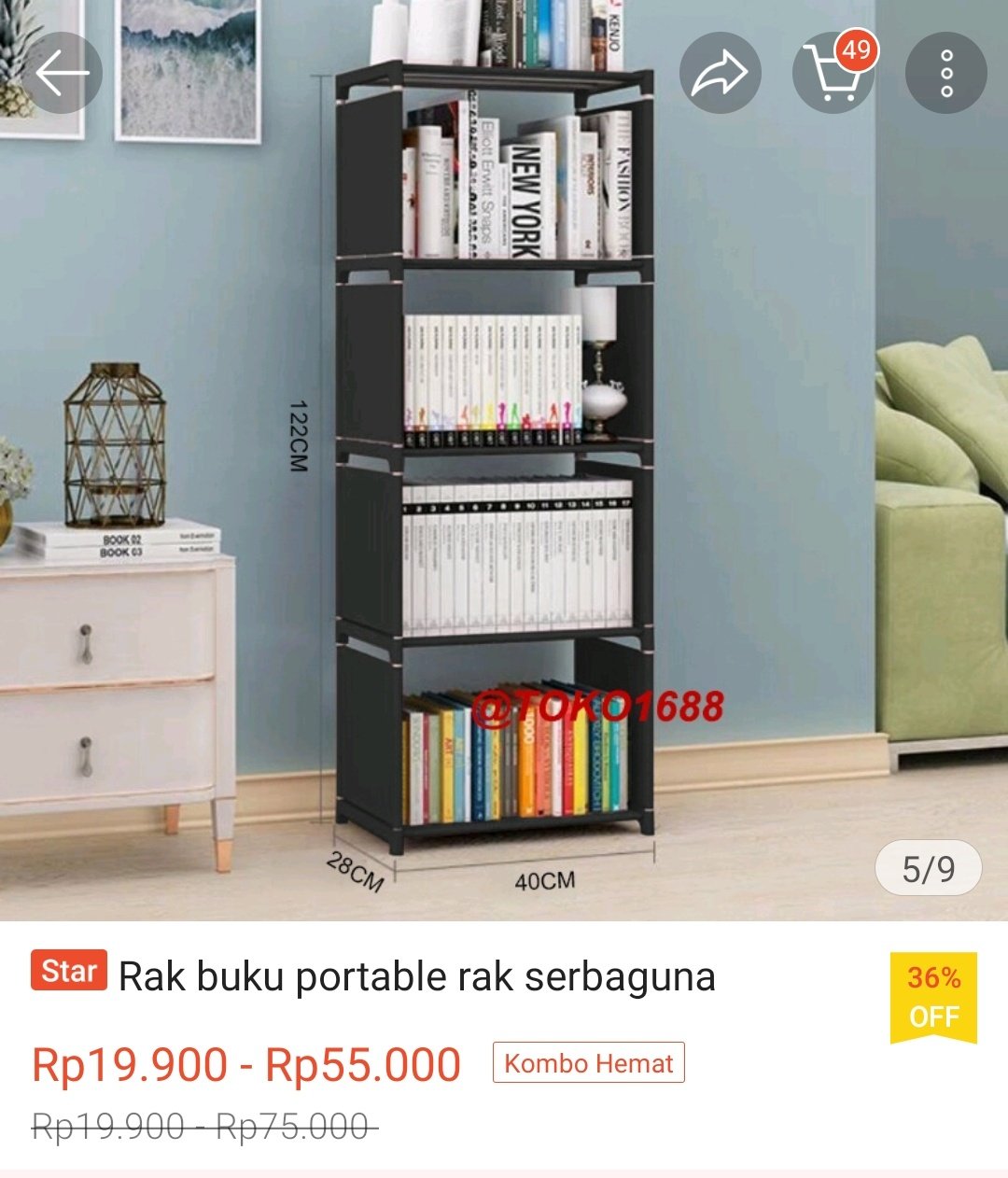 Detail Beli Rak Buku Nomer 53