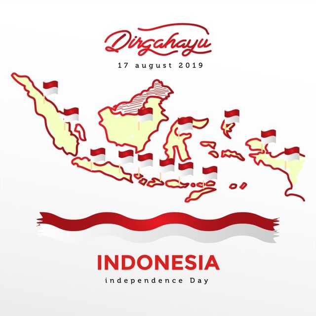 Detail Bendera Indonesia Gambar Pulau Jpg Nomer 2