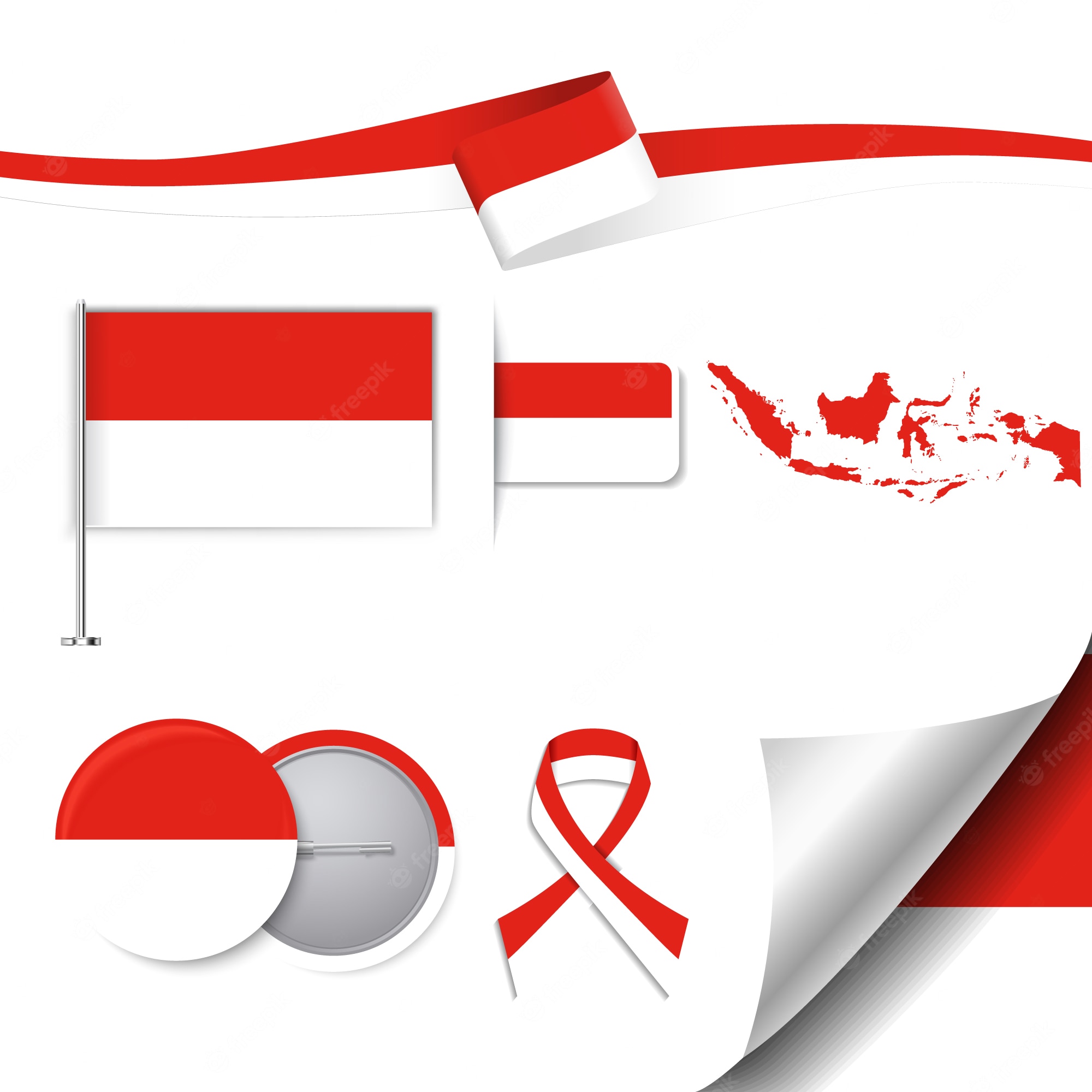 Detail Bendera Merah Putih Vektor Nomer 28