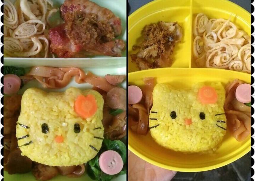 Detail Bento Hello Kitty Nasi Kuning Nomer 2