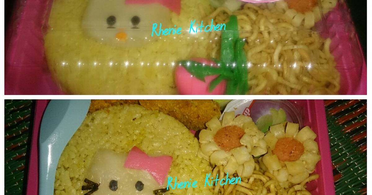 Detail Bento Hello Kitty Nasi Kuning Nomer 9