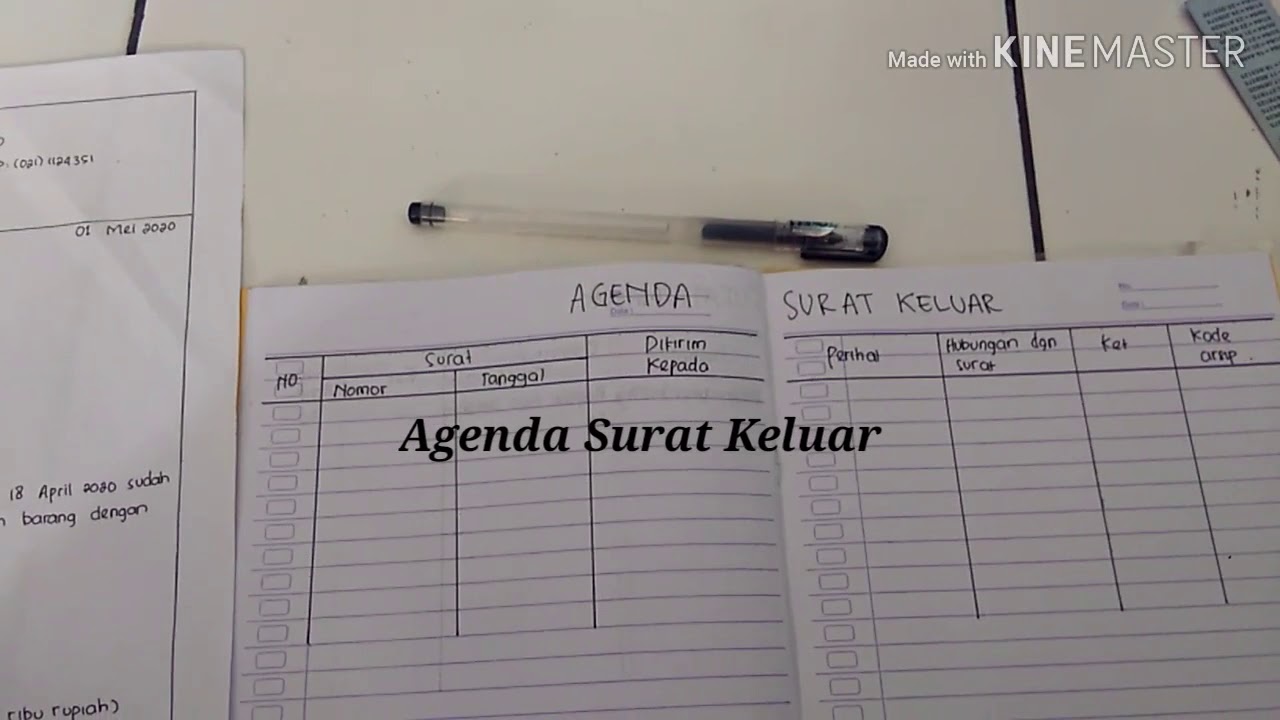 Detail Bentuk Buku Agenda Tunggal Nomer 23