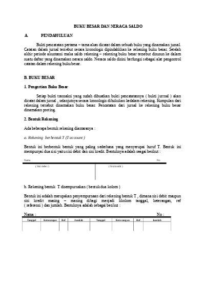 Detail Bentuk Buku Besar T Nomer 51