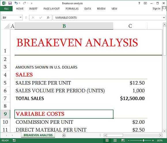 Detail Bep Excel Template Nomer 4