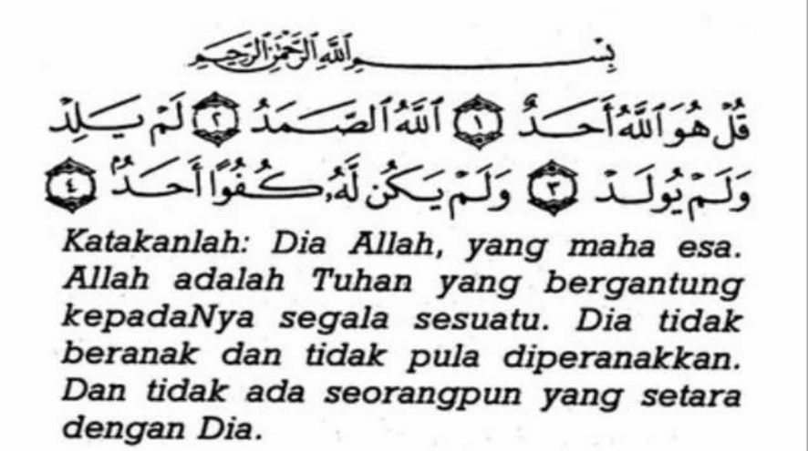 Detail Berapa Ayat Surat Al Ikhlas Nomer 21