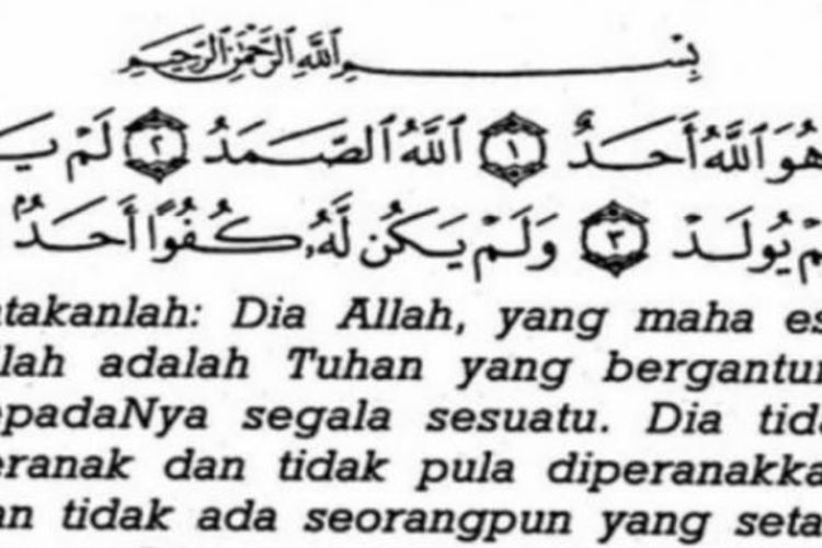 Detail Berapa Ayat Surat Al Ikhlas Nomer 37