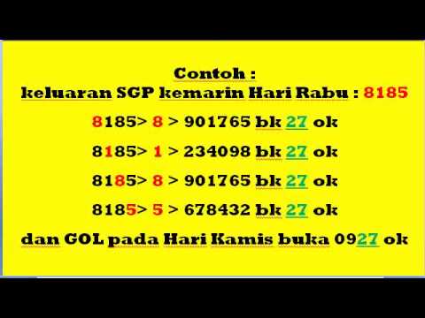 Detail Berapa No Togel Hari Ini Nomer 6