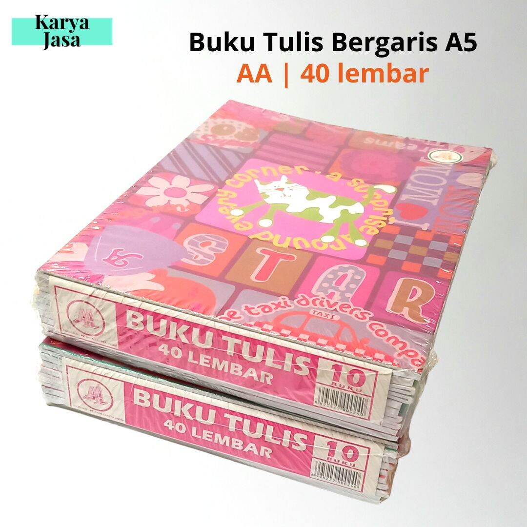 Detail Berapa Ukuran Buku Tulis Nomer 10