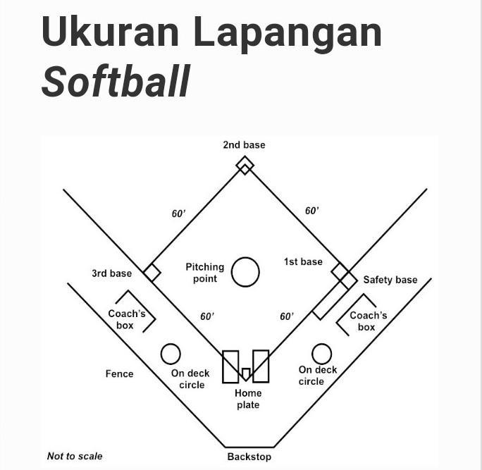 Detail Berapa Ukuran Lapangan Softball Nomer 3