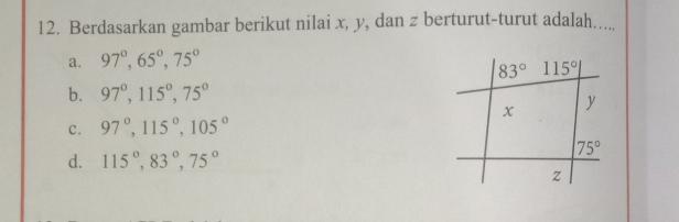 Detail Berdasarkan Gambar Berikut Nilai X Adalah Nomer 21