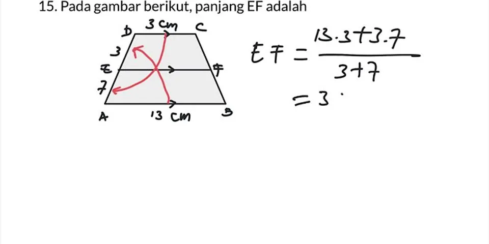 Detail Berdasarkan Gambar Diatas Panjang Ef Adalah Nomer 27