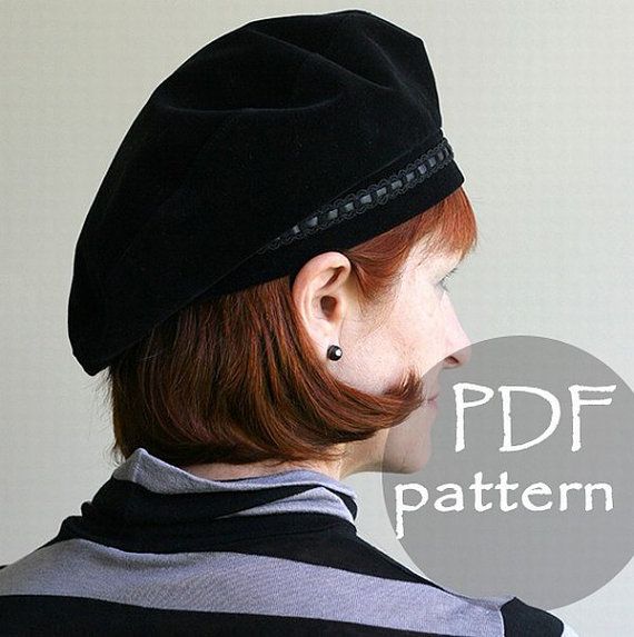 Detail Beret Hat Template Nomer 20