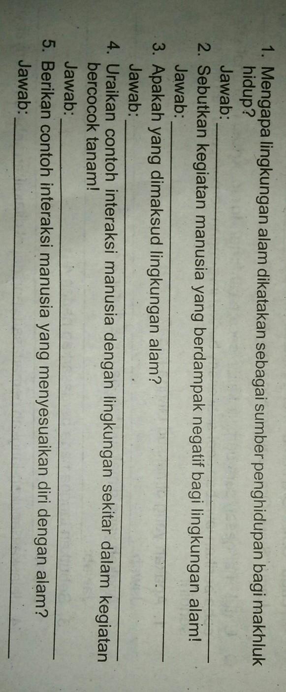 Detail Berikan Contoh Interaksi Manusia Yang Menyesuaikan Diri Dengan Alam Nomer 36