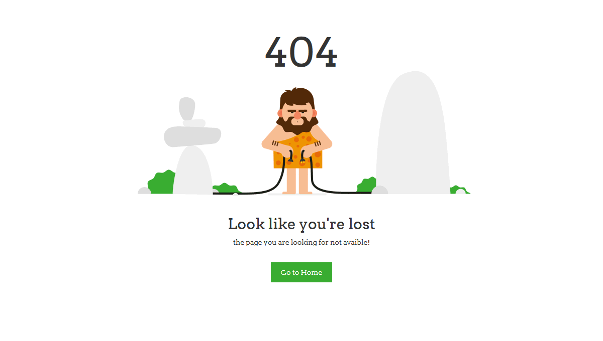 Detail Best 404 Page Template Nomer 10
