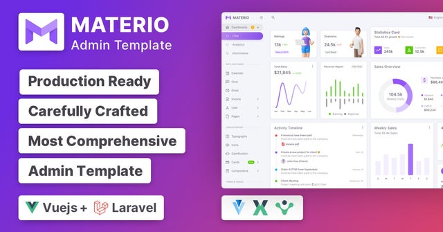 Detail Best Admin Template For Laravel Nomer 44