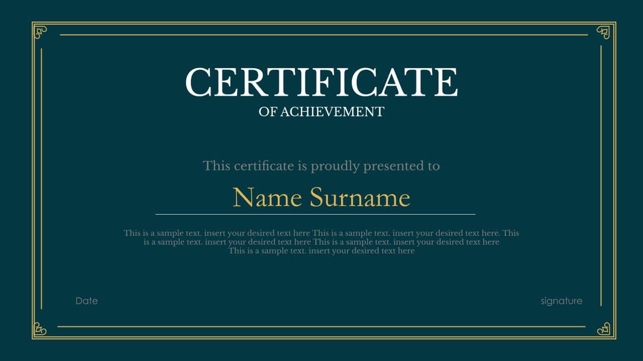 Detail Best Certificate Template Nomer 12