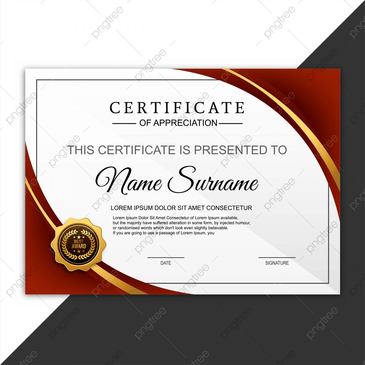 Detail Best Certificate Template Nomer 15