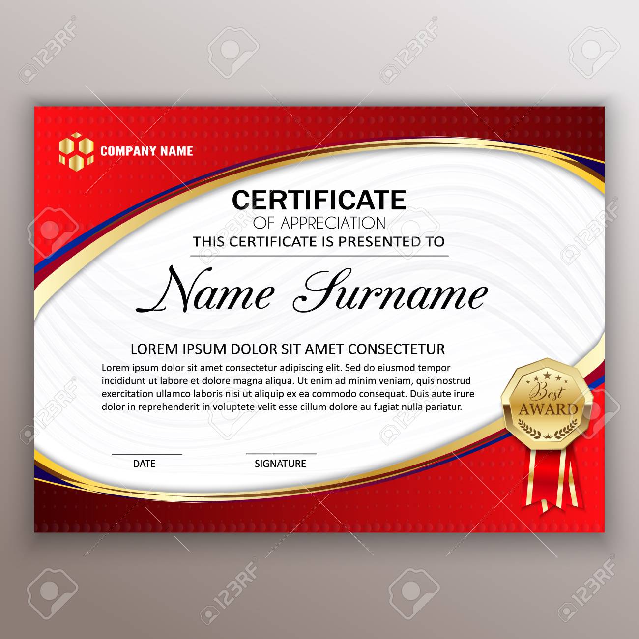 Detail Best Certificate Template Nomer 2