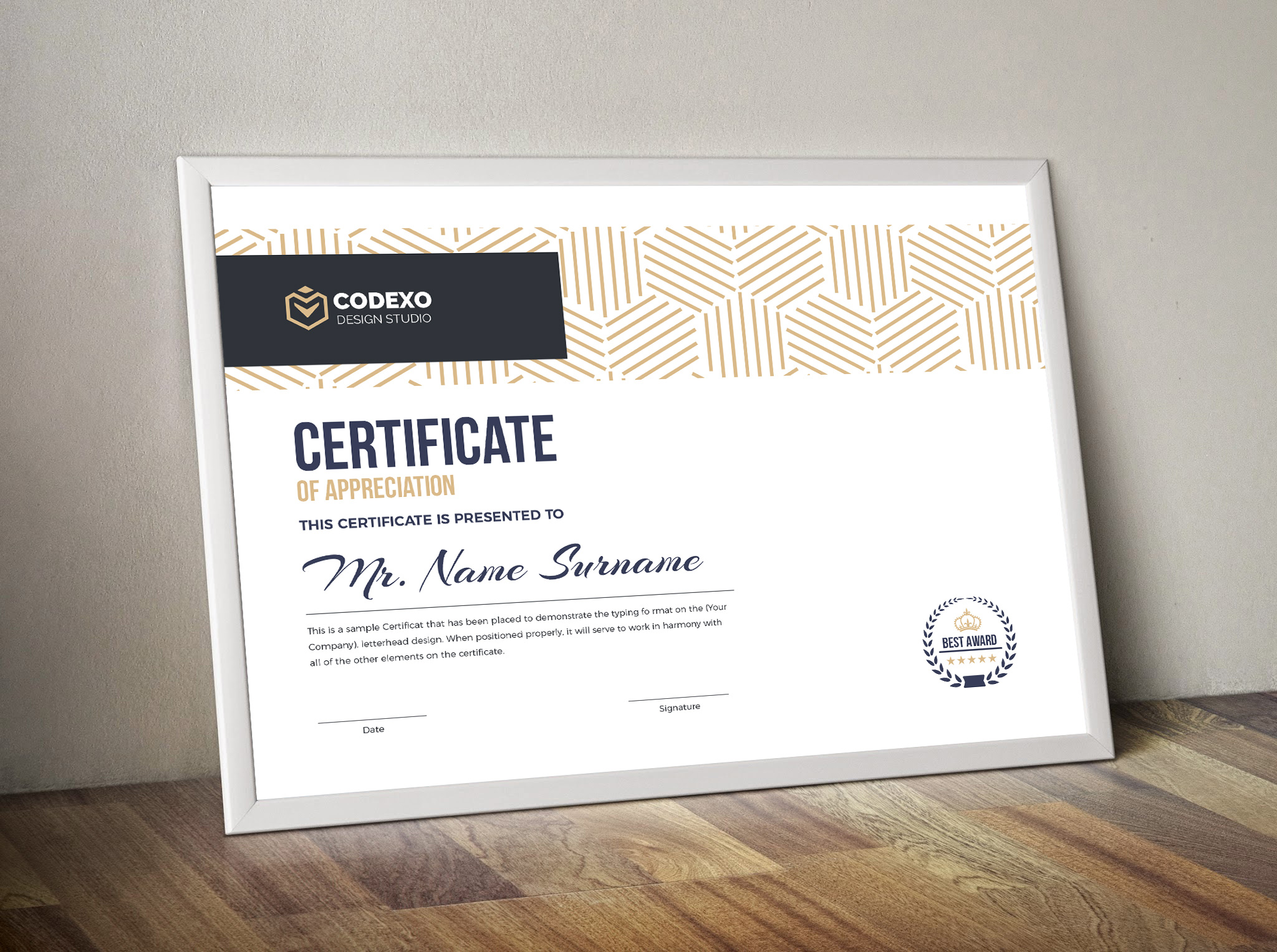 Detail Best Certificate Template Nomer 18