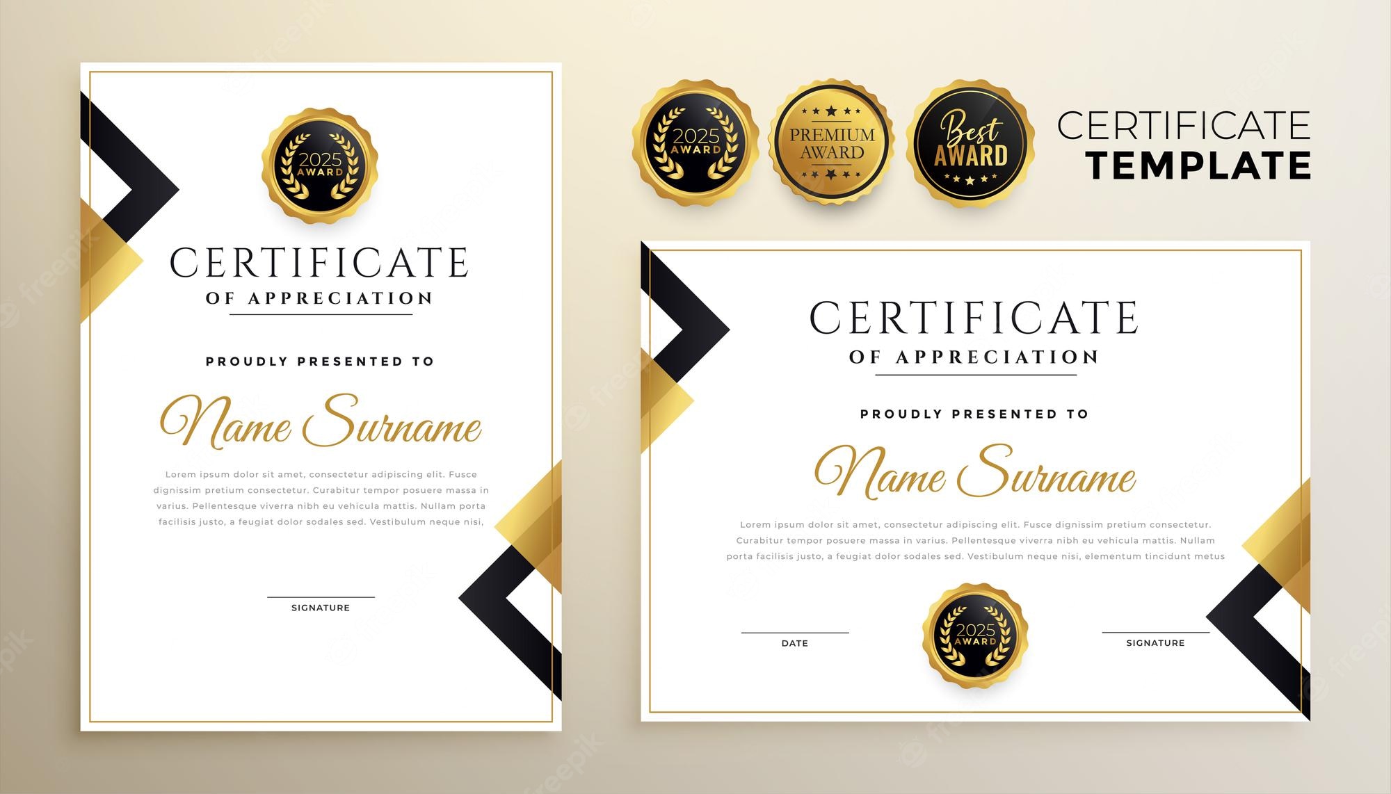 Detail Best Certificate Template Nomer 23