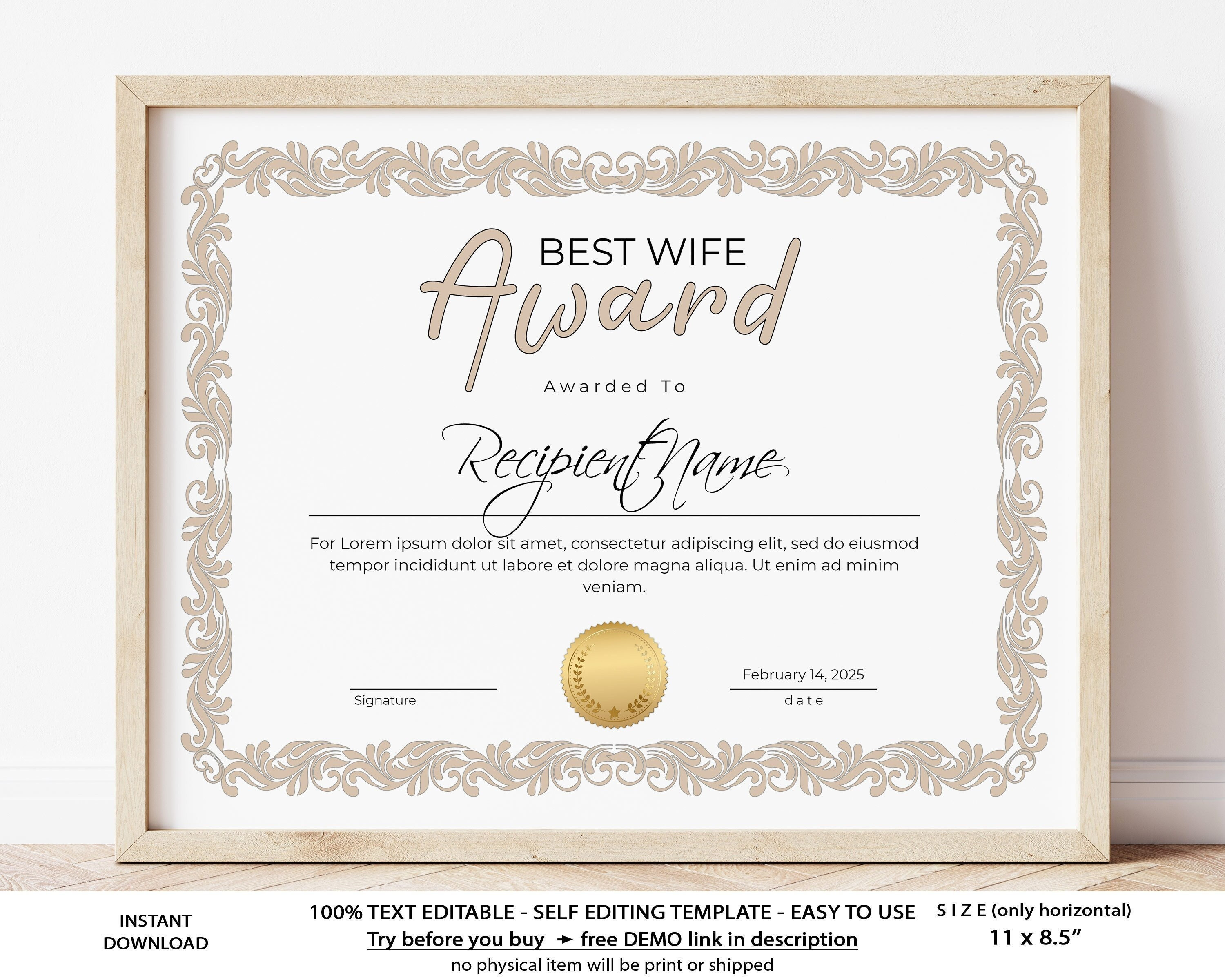 Detail Best Certificate Template Nomer 25