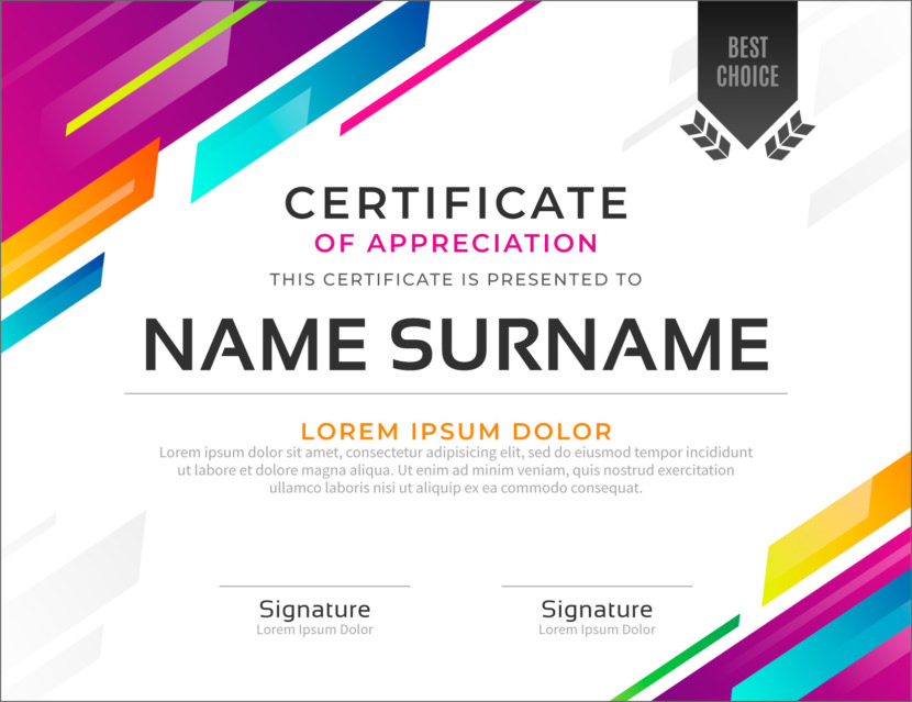 Detail Best Certificate Template Nomer 28