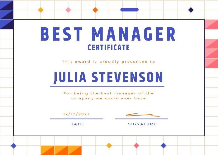 Detail Best Certificate Template Nomer 30