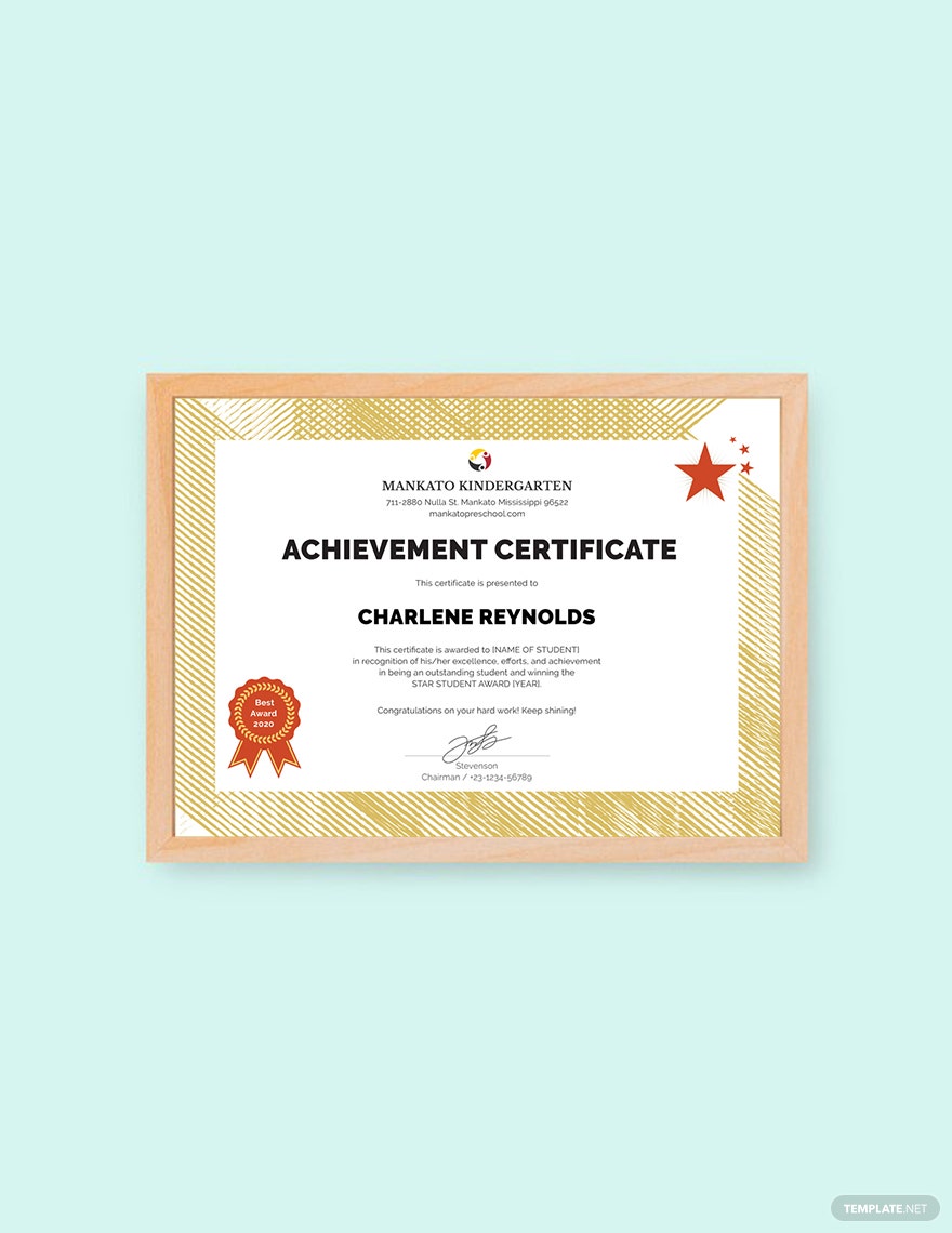 Detail Best Certificate Template Nomer 34