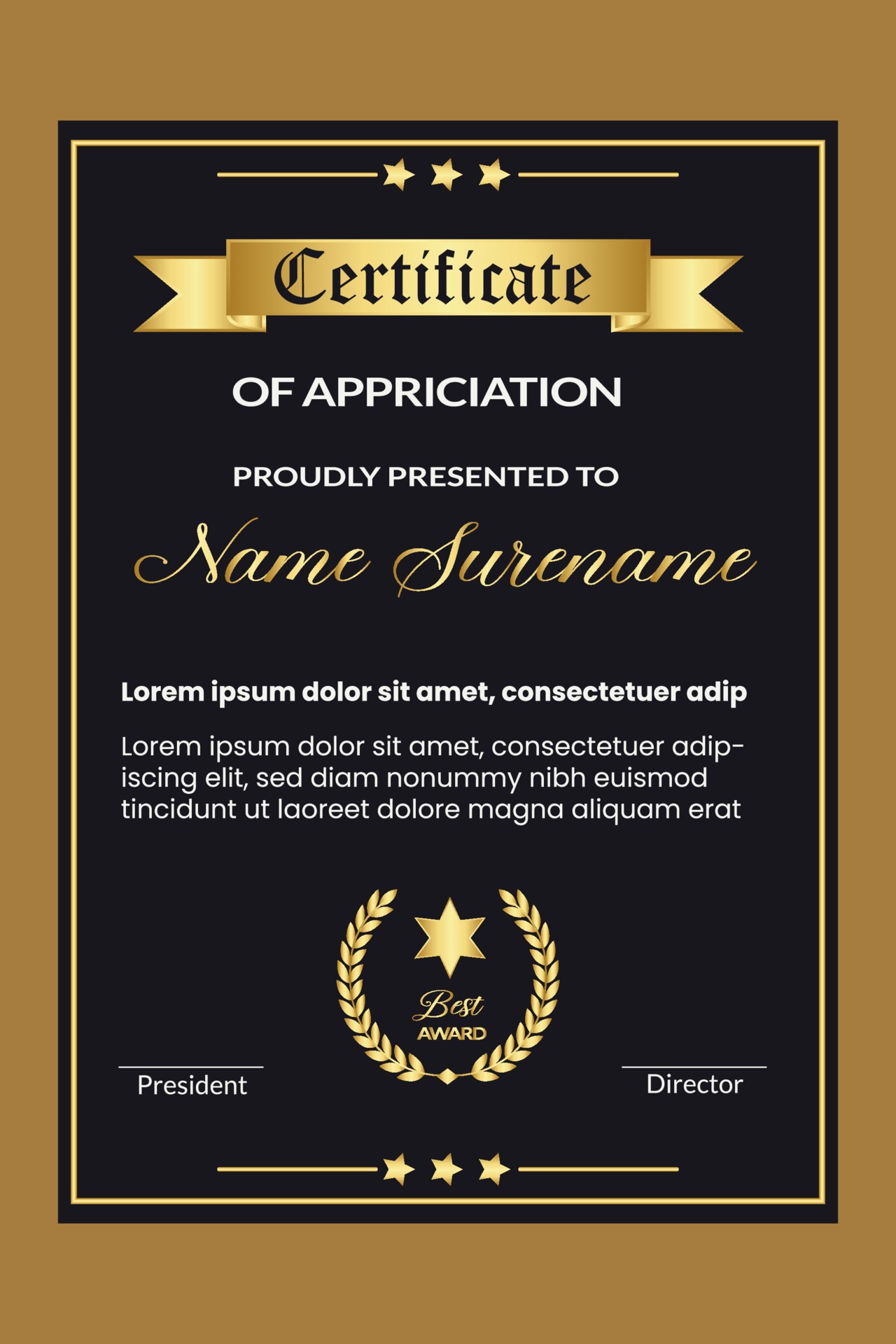 Detail Best Certificate Template Nomer 43