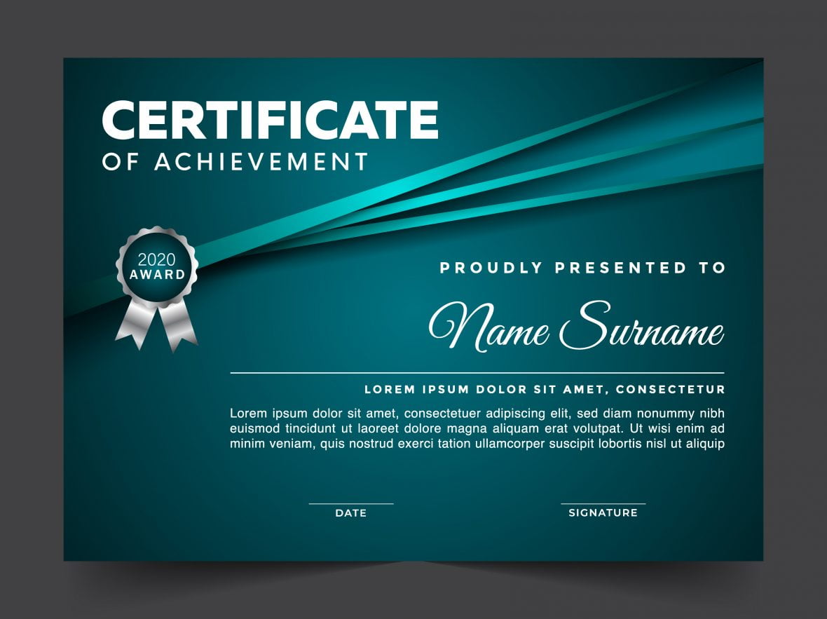 Detail Best Certificate Template Nomer 5