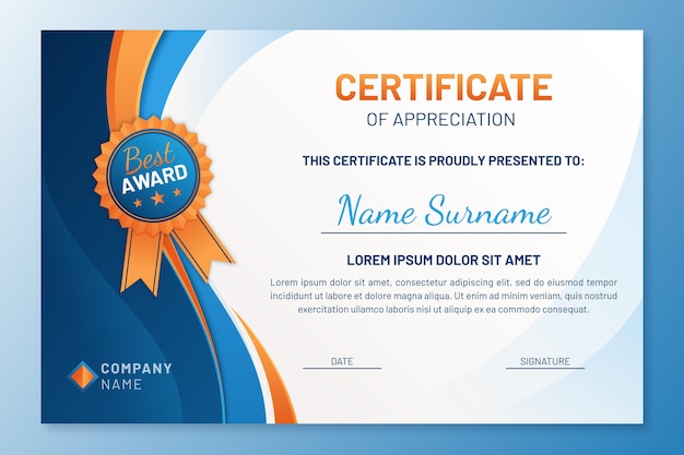 Detail Best Certificate Template Nomer 46