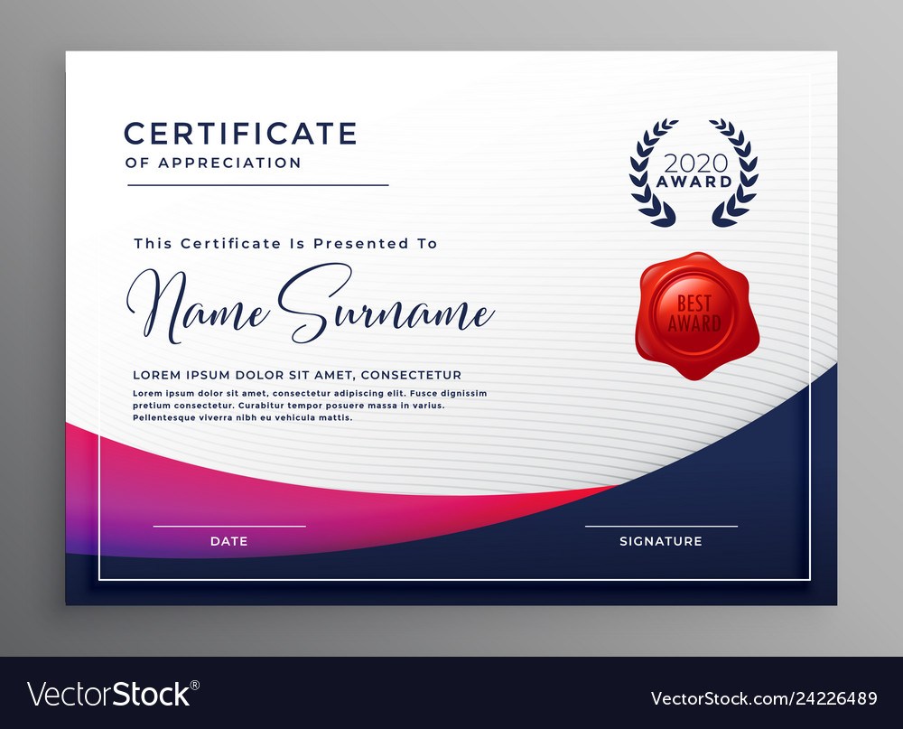Detail Best Certificate Template Nomer 8